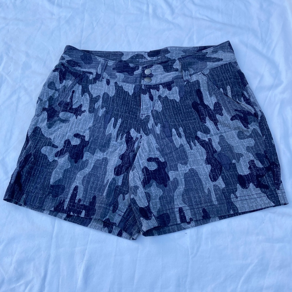 Blue Camouflage Women's Shorts